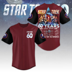 Star Trek 60th Anniversary Baseball Jersey - TANTN21234