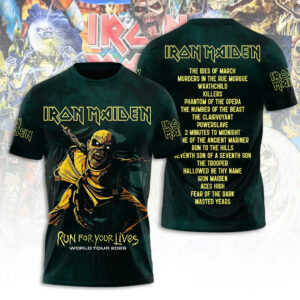 Iron Maiden Tour 2026 3D Apparel - TANTN21279