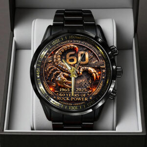 Scorpions 60th Anniversary Black Stainless Steel Watch - TANTN21291
