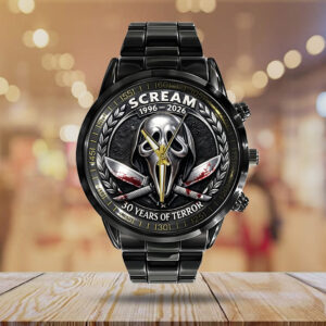 Scream Black Stainless Steel Watch - TANTN21309