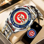 Chicago Cubs 150th Anniversary Alloy Luxury Quartz Watch – TANTN21330
