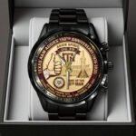 Texas A&M Aggies Football 150th Anniversary 2026 Black Stainless Steel Watch – TANTN21315
