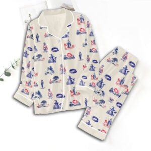 The Lord of the Rings Satin Pajama Set with Piping - GNE5254