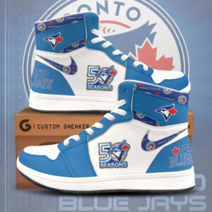 Toronto Blue Jays AJ1 Sneaker - TMTHU3761