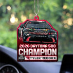 Tyler Reddick 2026 Daytona 500 Champion Custom shape 2-sided Acrylic Car Ornament – TANTN21135