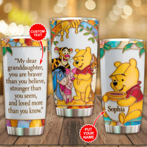 Personalized Winnie-the-Pooh 100th Anniversary Tumbler Cup - VANDH5012
