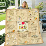 Winnie-the-Pooh 100th Anniversary 2026 Quilt Blanket – TMTHU3793