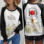 Winnie-the-Pooh 100th Anniversary Round Neck Raglan Sleeve Sweatshirt – GNE4954