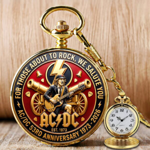 AC/DC 53rd Anniversary Pocket Watch - HOATT16642