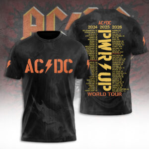 AC/DC World Tour 2026 3D Apparel - TANTN21348