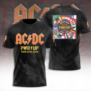AC/DC World Tour 2026 3D Apparel - TANTN21351