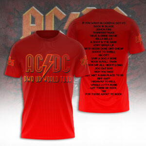 AC/DC World Tour 2026 3D Apparel - TANTN21356