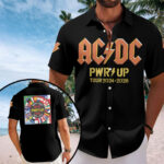 AC/DC World Tour 2026 Short Sleeve Button-Down Shirt – TANTN21353