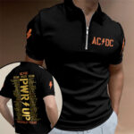 AC/DC World Tour 2026 Zip Polo Shirt – TANTN21349