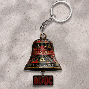 AC/DC Custom Shape 2-sided Keychain - TMTHU4218