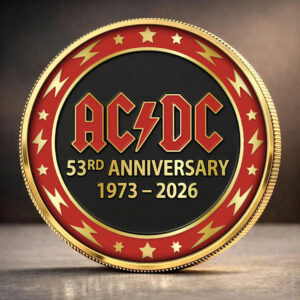 AC/DC 53rd Anniversary Commemorative Coin - TANTN21700