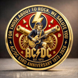 AC/DC 53rd Anniversary Commemorative Coin - TANTN21546