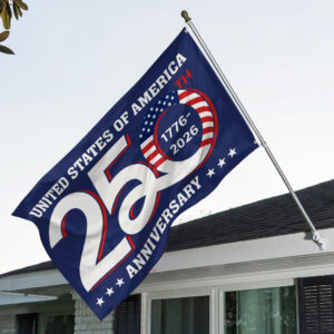 America250 3D Double-side House Flag - TANTN21406