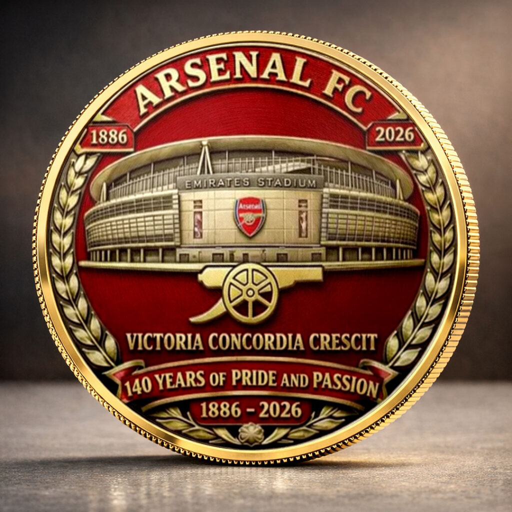 Arsenal FC 140th Anniversary Commemorative Coin – MAITM15078 | Gifnestbuys