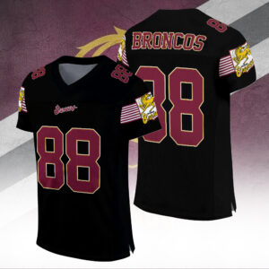 Brisbane Broncos 3D Football Jersey - TANTN21828