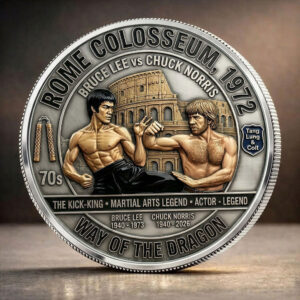 Bruce Lee x Chuck Norris Commemorative Coin - TANTN21915
