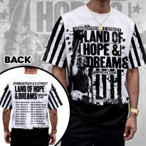 Bruce Springsteen Tour 2026 3D Apparel - TANTN21617