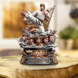 Chuck Norris Custom Shape Acrylic Plaque - TMTHU4651