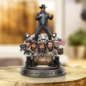 Chuck Norris Custom Shape Acrylic Plaque - TMTHU4652