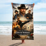 Chuck Norris Rectangle Beach Towel – HOATT16967