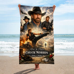 Chuck Norris Rectangle Beach Towel - HOATT16967