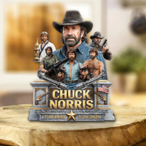 Chuck Norris Custom Shape Acrylic Plaque - GNE5599