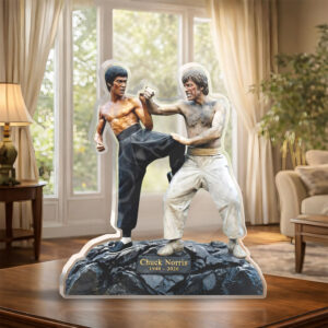 Chuck Norris Custom Shape Acrylic Plaque - HOATT16966