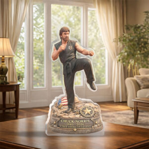 Chuck Norris Custom Shape Acrylic Plaque - HOATT17023