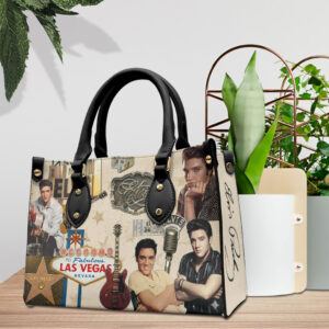 Elvis Presley Leather HandBag - VANDH5143