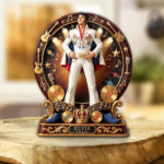 Elvis Presley Custom Shape Acrylic Plaque – TMTHU4478