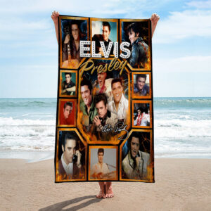 Elvis Presley Rectangle Beach Towel - HOATT16502