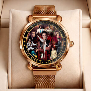Elvis Presley Mesh Strap Quartz Watch - HOATT16495