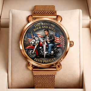 Elvis Presley Mesh Strap Quartz Watch - HOATT16496