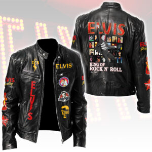 Elvis Presley Motorcycle Leather Jacket - HOATT16785