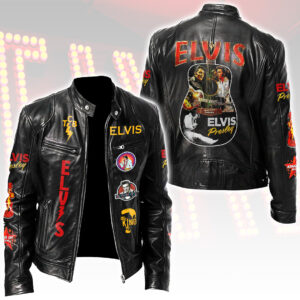 Elvis Presley Motorcycle Leather Jacket - HOATT16788