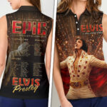 Elvis Presley Women Sleeveless Polo Shirt – HOATT16853