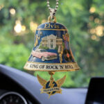 Elvis Presley Custom shape 2-sided Acrylic Car Ornament – TMTHU4209