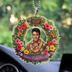 Elvis Presley Custom shape 2-sided Acrylic Car Ornament – TMTHU4215