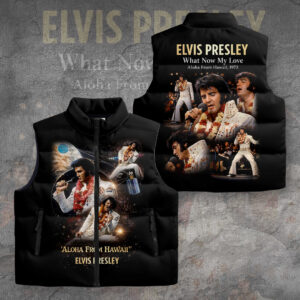 Elvis Presley 3D Sleeveless Down Jacket - GNE5329.2