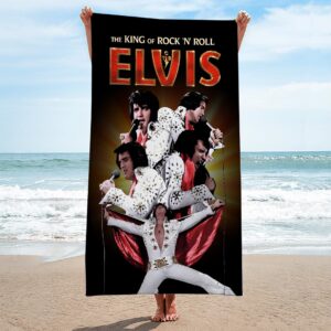 Elvis Presley Rectangle Beach Towel - HOATT16900