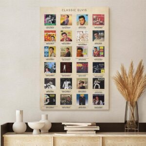 Elvis Presley Rectangle Canvas With Inner Frame - HOATT16820