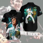 Elvis Presley Short Sleeve Button-Down Shirt – HOATT116899