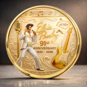 Elvis Presley 91st  Commemorative Coin - GNE5425