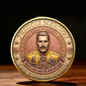 Freddie Mercury 80th Anniversary 2026 Commemorative Coin - TMTHU4618