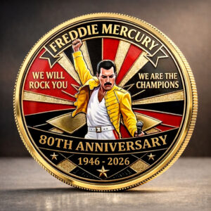 Freddie Mercury 80th Anniversary Commemorative Coin - MAITM15136